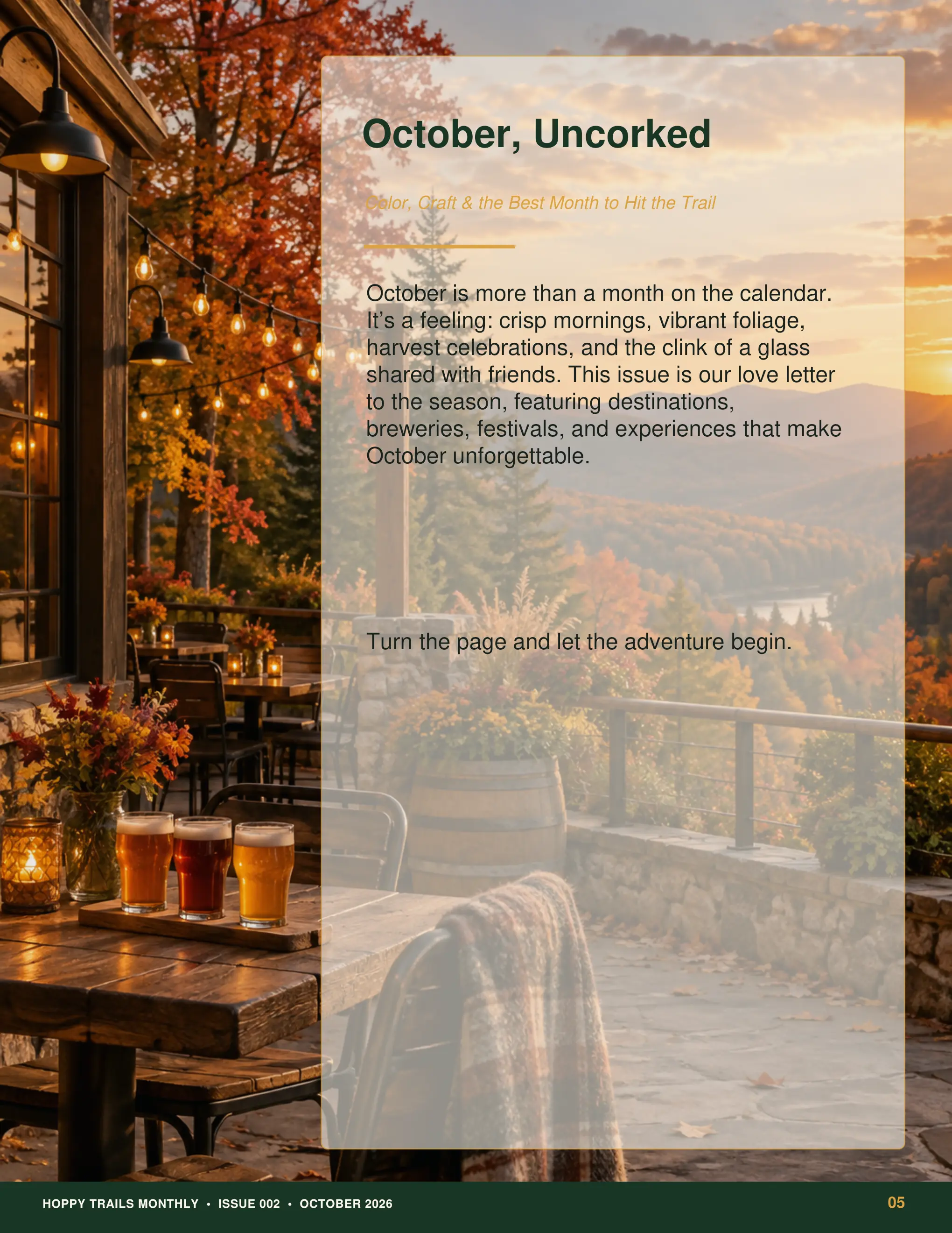 Page 5 · October, Uncorked
