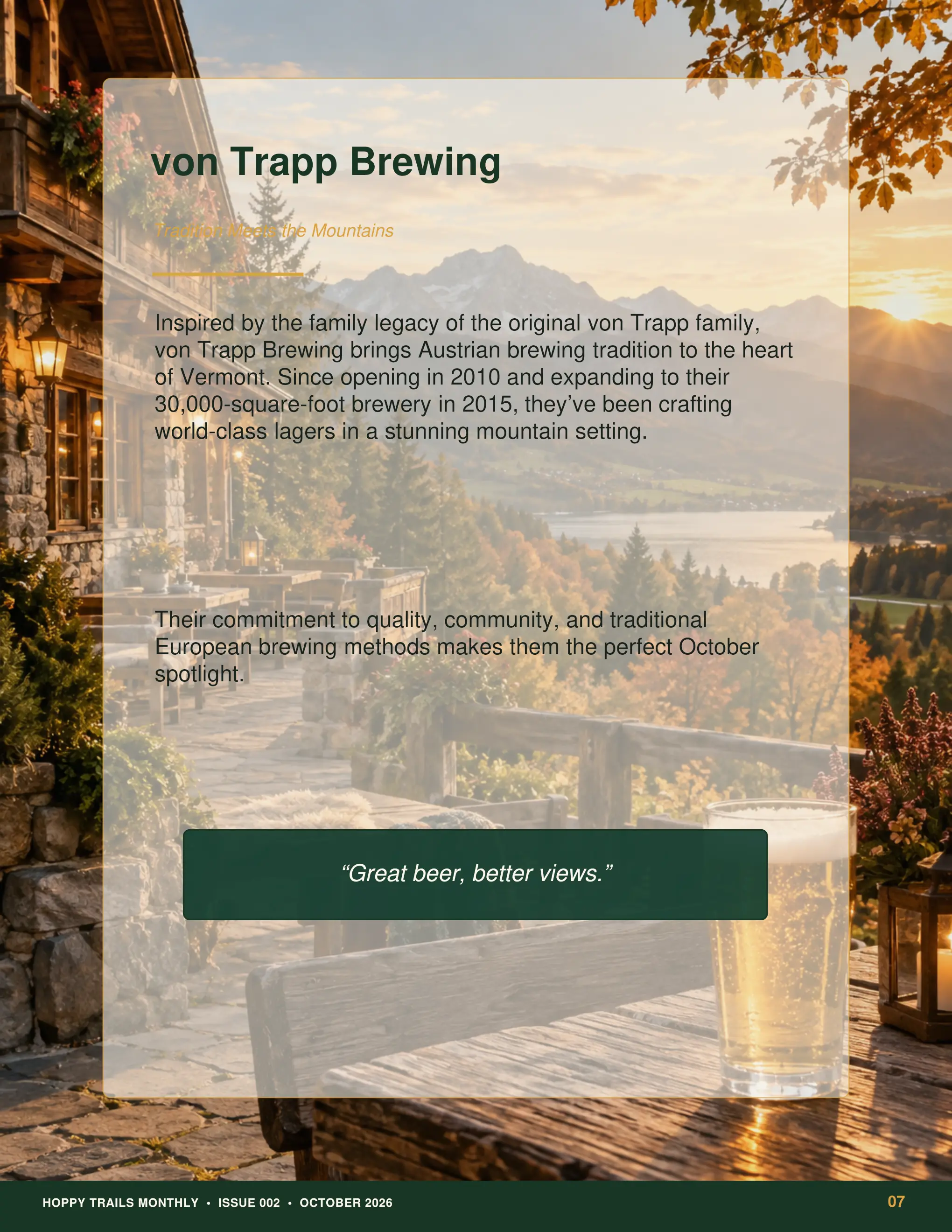 Page 7 · von Trapp Brewing