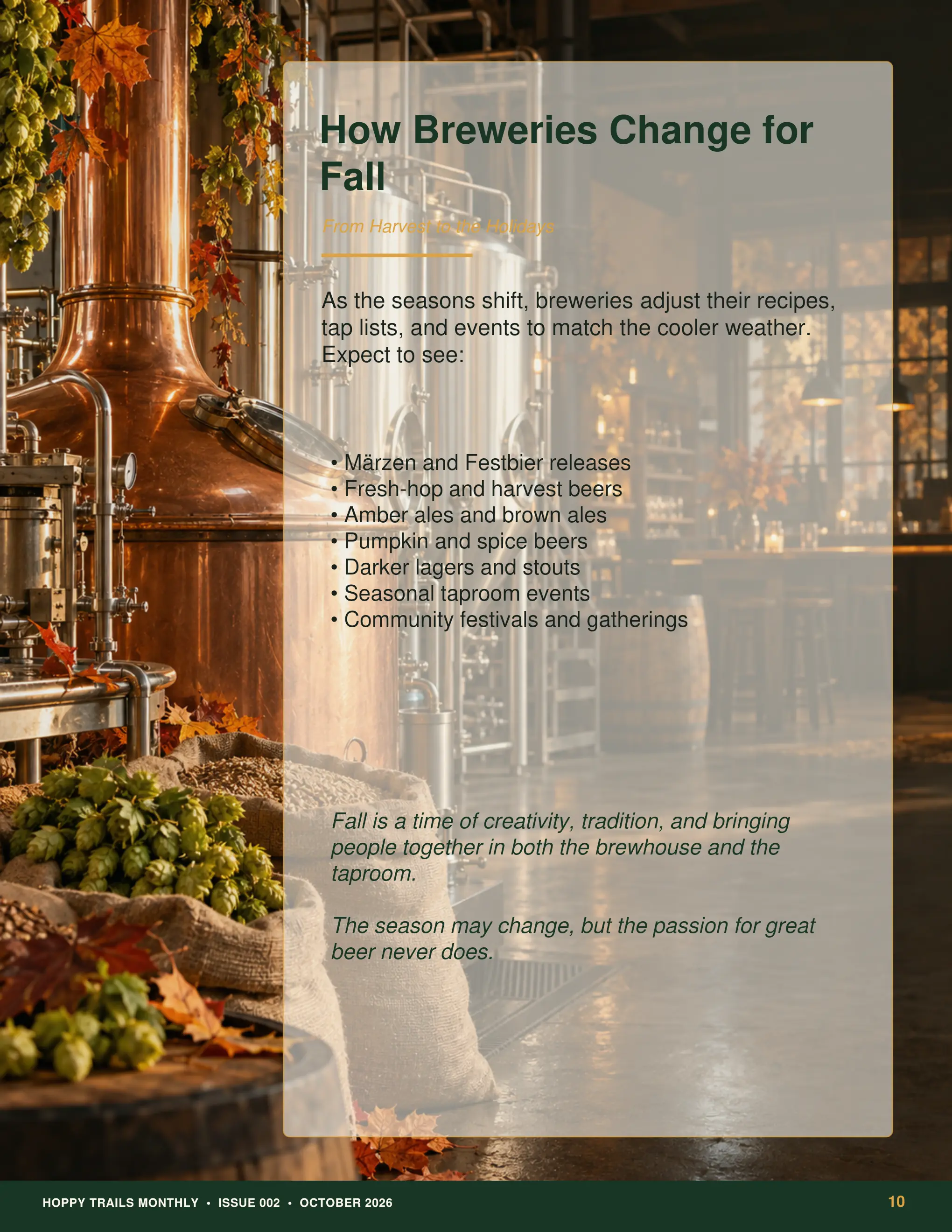 Page 10 · How Breweries Change for Fall