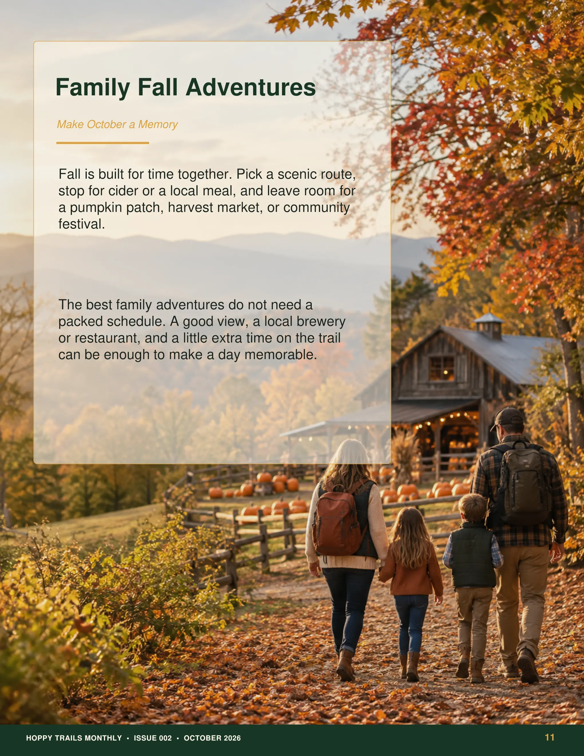 Page 11 · Family Fall Adventures