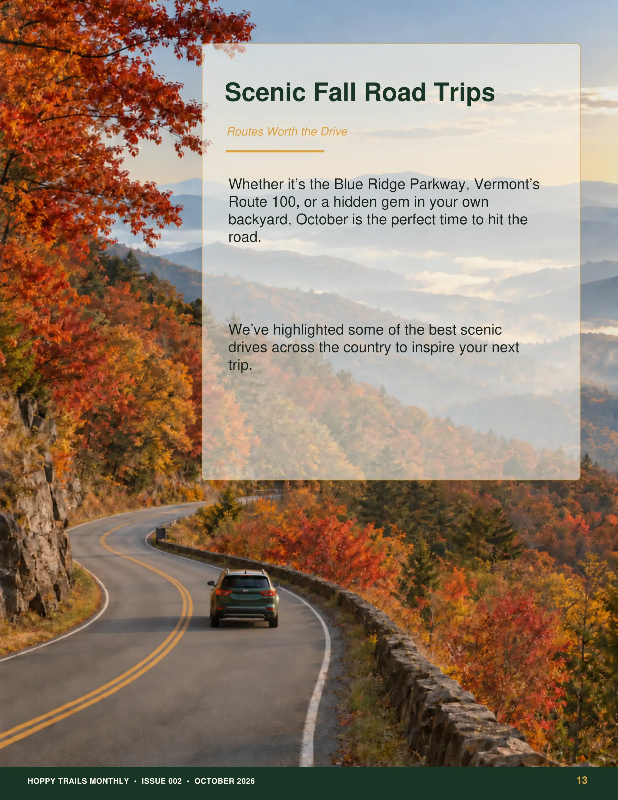 Page 13 · Scenic Fall Road Trips
