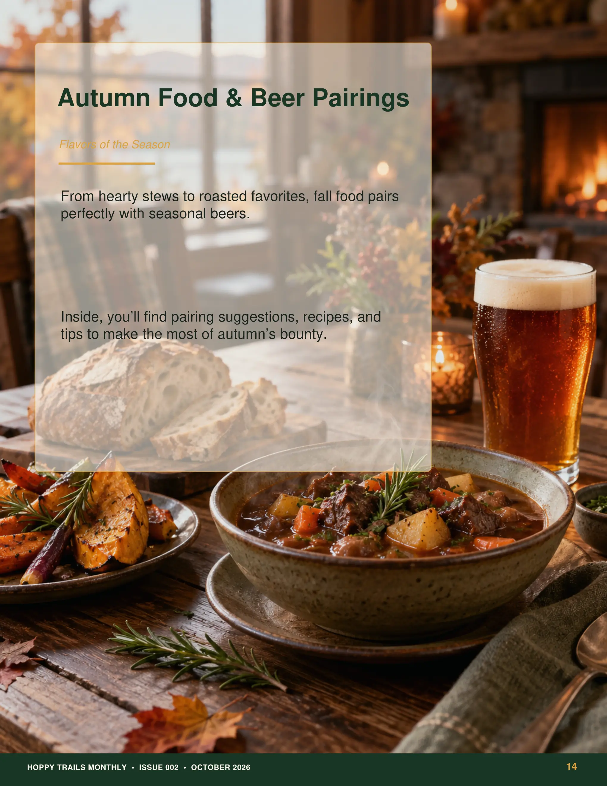 Page 14 · Autumn Food & Beer Pairings