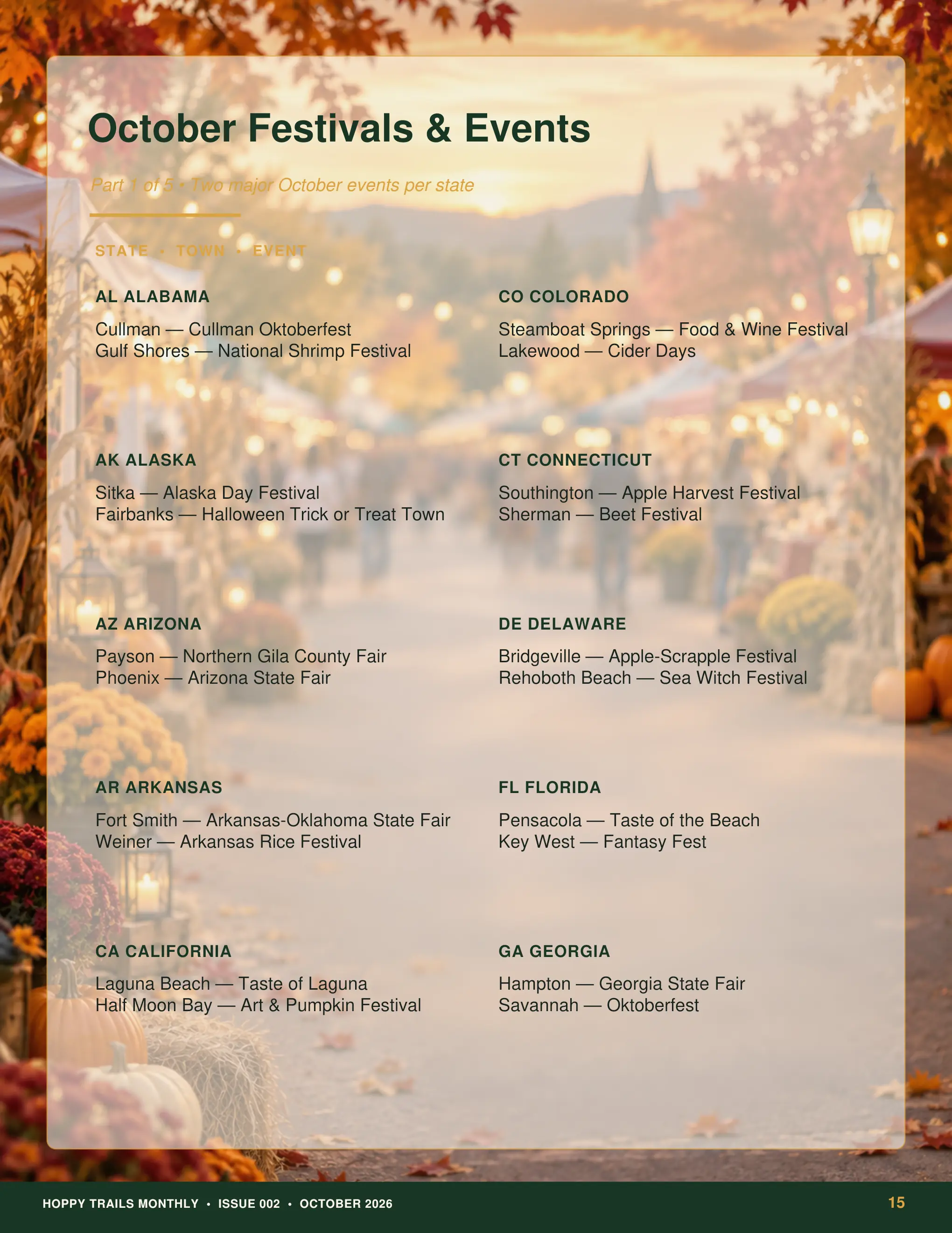 Page 15 · Festival Listings — Page 1
